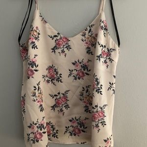Forever 21 silk adjustable tank top